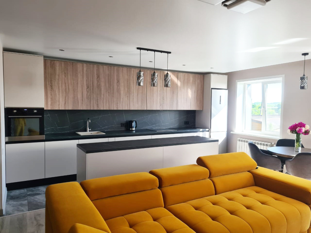 Дизайн планировки кухни-гостиной 20 кв. метров (35 реальных фото)