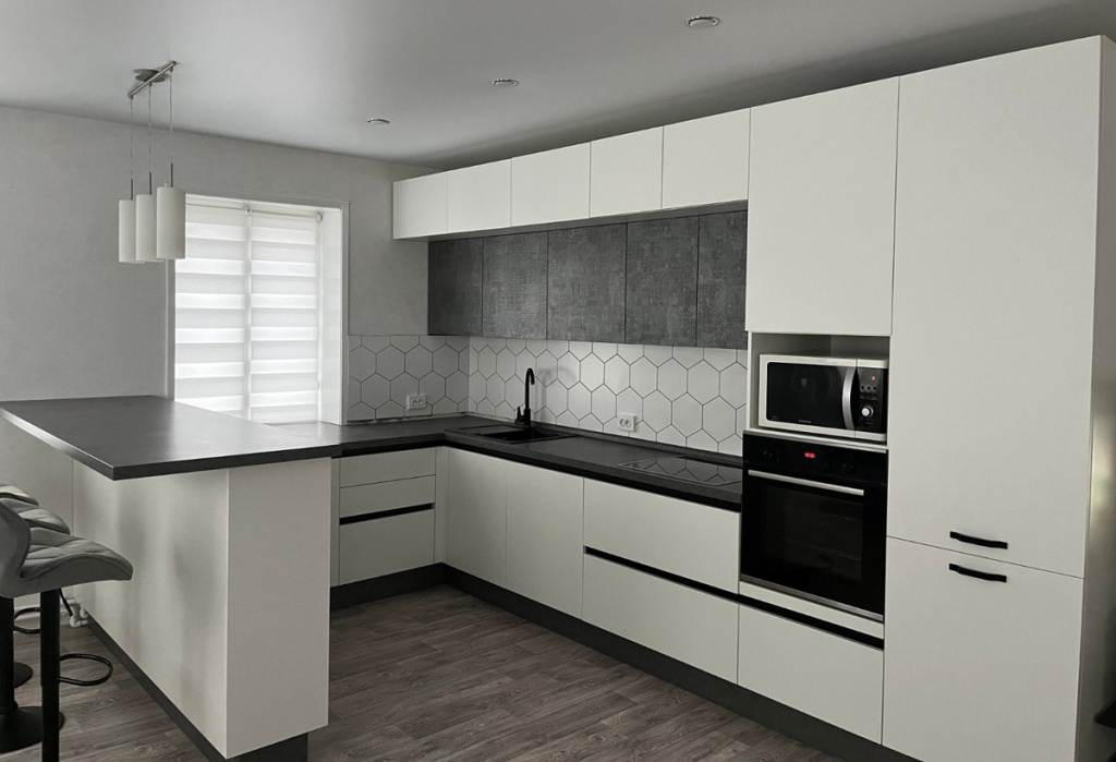 Дизайн кухни гостиной 20 кв м фото: проект планировки интерьера �кухни столовой, мебель
