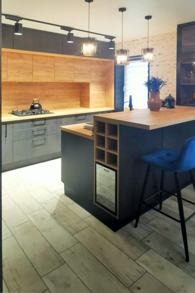Дизайн маленькой кухни с барной стойкой: 100+ реальных фото примеров